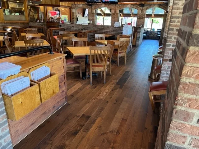 Dark Rustic Barnwood flooring