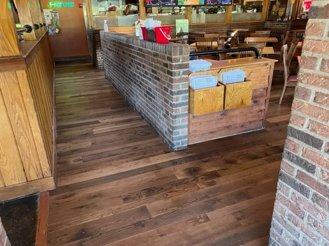 Dark Rustic Barnwood flooring