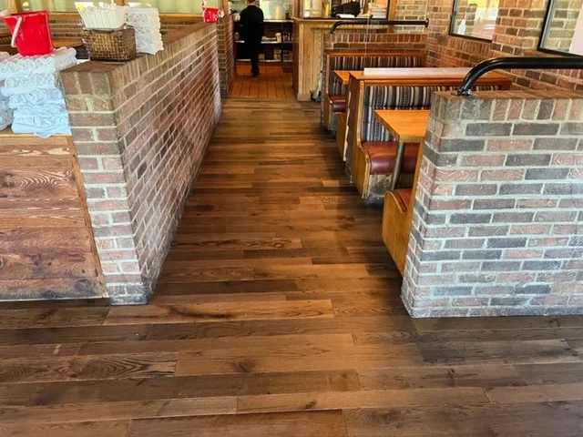 Dark Rustic Barnwood flooring