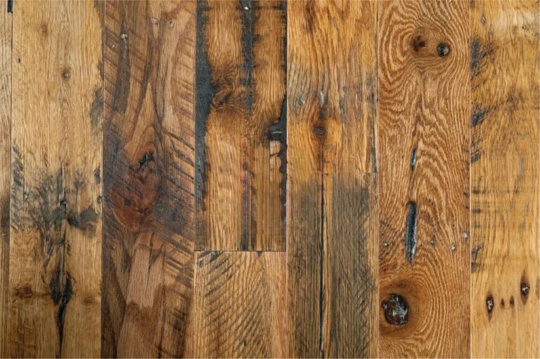 Factory Floor Mixed Hardwood flooring