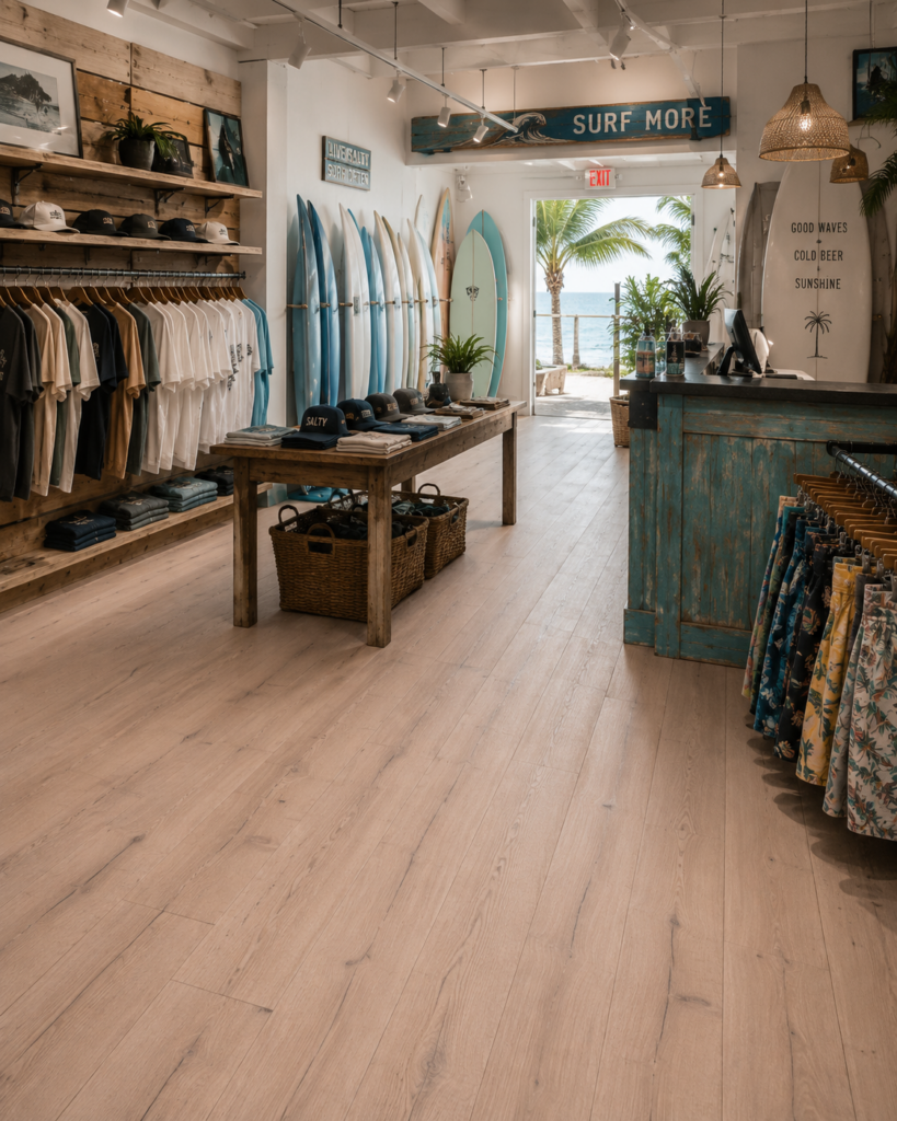 Whitewashed Oak flooring